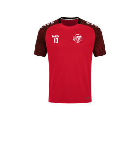 JAKO Performance T-Shirt Kids Rot Schwarz F101
