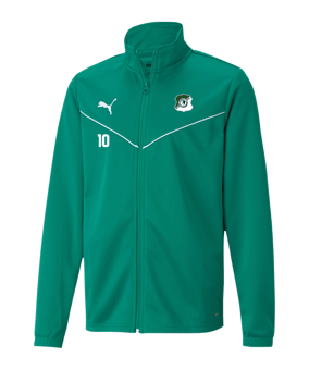 PUMA teamRISE Poly Trainingsjacke Kids Grün F05