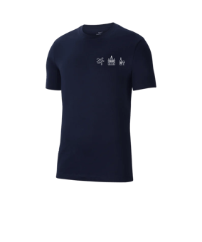Nike Park 20 T-Shirt Blau Weiss F451