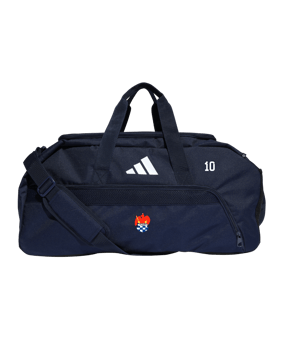 adidas Tiro League Duffel Bag Gr. L Blau Schwarz