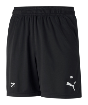 PUMA teamRISE Short Kids Schwarz Weiss F03