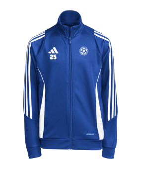 adidas Tiro 24 Trainingsjacke Kids Blau Weiss 