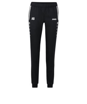 JAKO Allround Präsentationshose Damen Schwarz F800