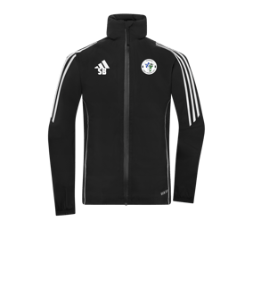 adidas Tiro 24 Regenjacke Damen Schwarz Weiss