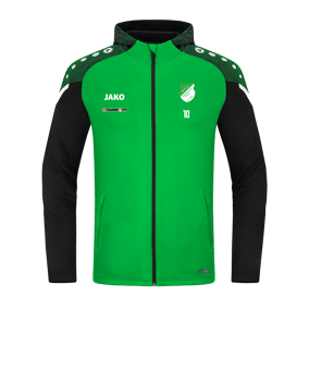 JAKO Performance Kapuzenjacke Grün F221