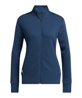 adidas Texture Golf Jacke Damen Blau - blau