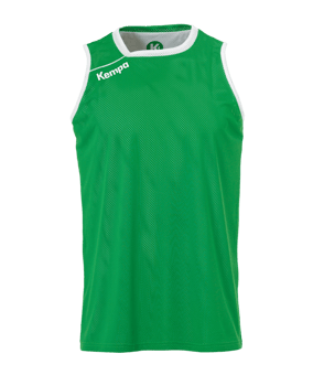 Kempa Reversible Tank Top Kids Grün Weiss F07 - gruen