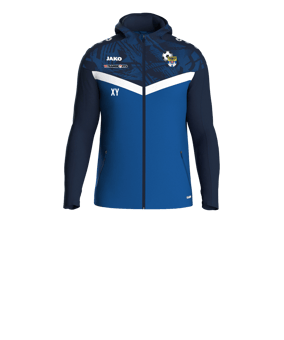 JAKO Iconic Kapuzenjacke Kids Blau F403