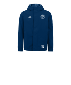 adidas Entrada 22 Allwetterjacke Kids Blau