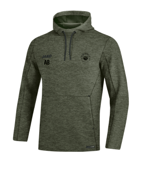 JAKO Premium Basic Hoody Damen Khaki F28