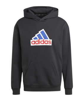 adidas Future Icons Badge of Sport Hoody Schwarz - schwarz