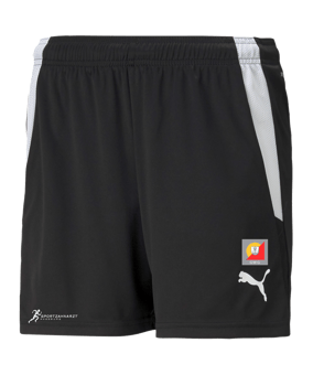 PUMA teamLIGA Shorts Damen Schwarz Weiss F03