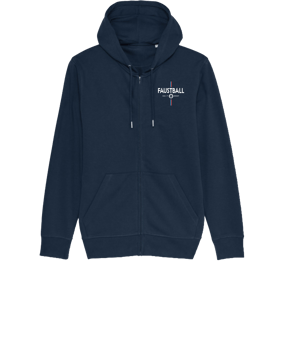Merch Connector Zip-Hoodie French Navy | #brustlogo revolution