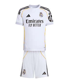 adidas Real Madrid Mini Trikot Set Home 2025/2026 Kids Weiß - weiss