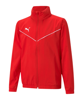 PUMA teamRISE Allwetterjacke Kids Rot F01 - rot