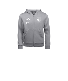 adidas Entrada26 Kapuzenjacke Kids Grau