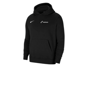 Nike Park 20 Fleece Hoody Kids Schwarz Weiss F010