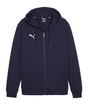PUMA teamGOAL Casuals Kapuzenjacke Kids Blau F06 - blau