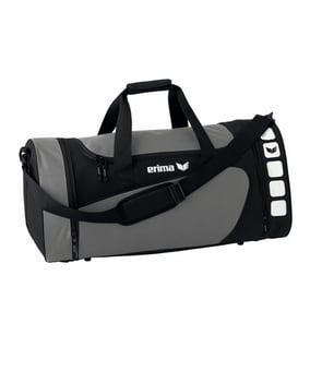 Erima Sporttasche Club 5 Grau Schwarz Gr. L - grau