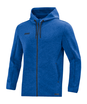 JAKO Premium Basic Kapuzenjacke Blau F04