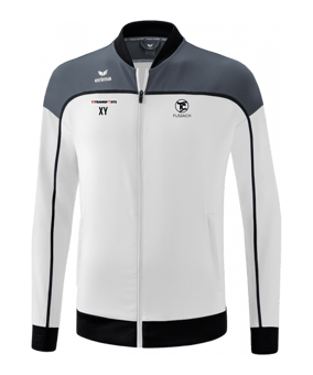 Erima Change by Präsentationsjacke Kids Weiss Grau