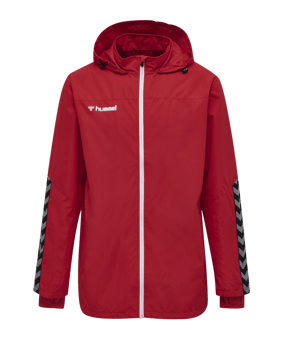 Hummel Authentic Allwetterjacke Kids Rot F3062 - rot