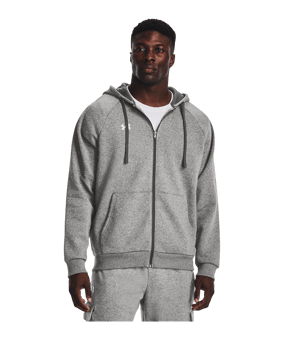 Under Armour Rival Fleece Kapuzenjacke Grau F025 - grau