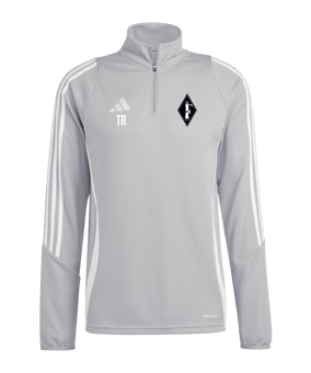 adidas Tiro 24 Trainingstop Grau Weiss