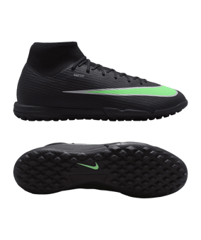 Nike Air Zoom Mercurial Superfly XI Academy High TF Shadow Nero C001 - nero