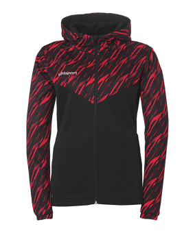 uhlsport Progressive 28 Jas met capuchon Vrouwen Zwart K08 - zwart