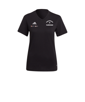adidas Entrada 22 T-Shirt Damen Schwarz