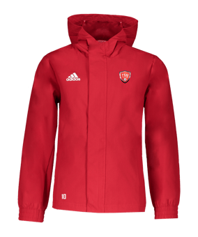 adidas Entrada 22 Allwetterjacke Kids Rot