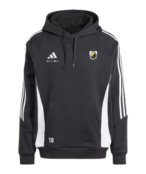 adidas Tiro 24 Hoody Schwarz Weiss