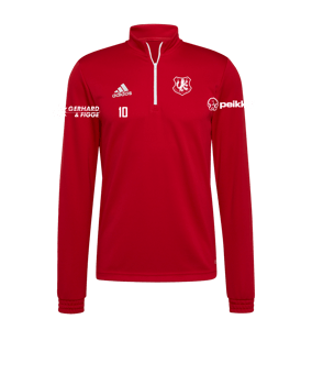 adidas Entrada 22 HalfZip Sweatshirt Rot