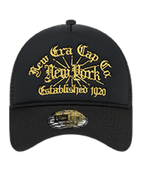 New Era New York Trucker Cap Schwarz - schwarz