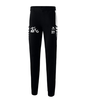 Erima Six Wings Worker Hose Damen Schwarz Weiss