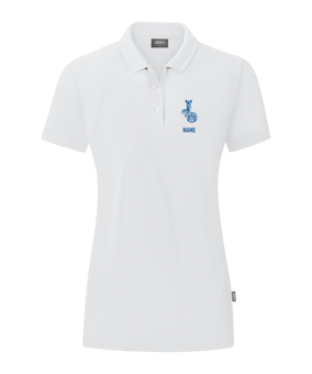 JAKO Organic Poloshirt Damen Weiss F000