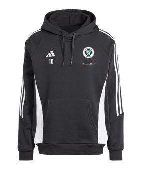 adidas Tiro 24 Hoody Schwarz Weiss