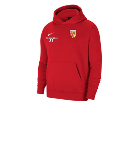 Nike Park 20 Fleece Hoody Kids Rot Weiss F657