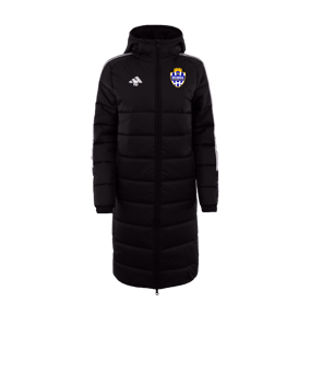 Veste longue de coach adidas Tiro 24 noir blanc 