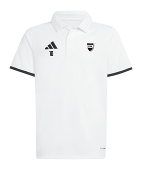 adidas Entrada 26 Polo Kids Weiß
