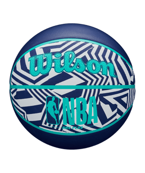 Wilson NBA Drv Plus Dazzle Camo Trainingsball Blau - blau