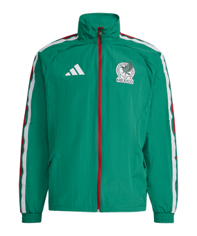 adidas FMF Mexiko Anthem Jacke Grün - gruen