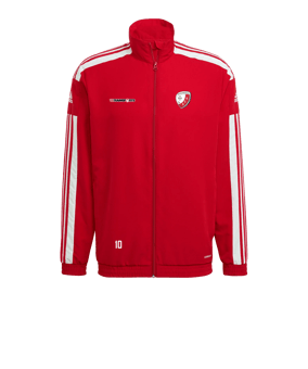 adidas Squadra 21 Präsentationsjacke Rot Weiss