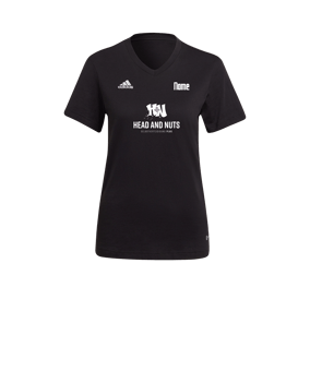 adidas Entrada 22 T-Shirt Damen Schwarz