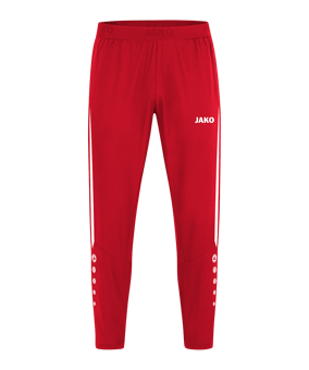 JAKO Power Freizeithose Rot Weiss F105 - rot