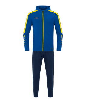 JAKO Power Trainingsanzug Kids Blau F404 - blau