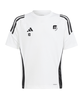 adidas Tiro 24 Trikot Kids Weiss Schwarz