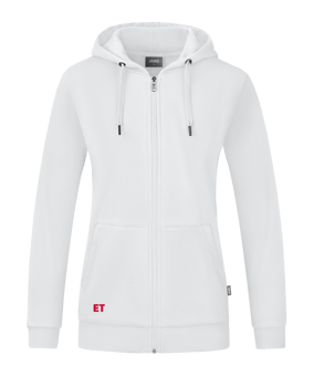 JAKO Organic Kapuzenjacke Damen Weiss F000