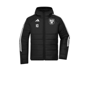 adidas Tiro 24 Winterjacke Kids Schwarz Weiss 